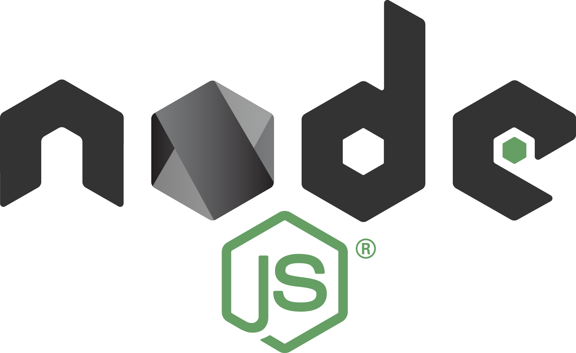 Node.js on light background